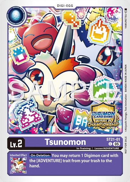 Tsunomon [ST21-01] (World Championship 26-27 Store Championships Season 2 Top 16) [Starter Deck: Hero of Hope] | Black Swamp Games