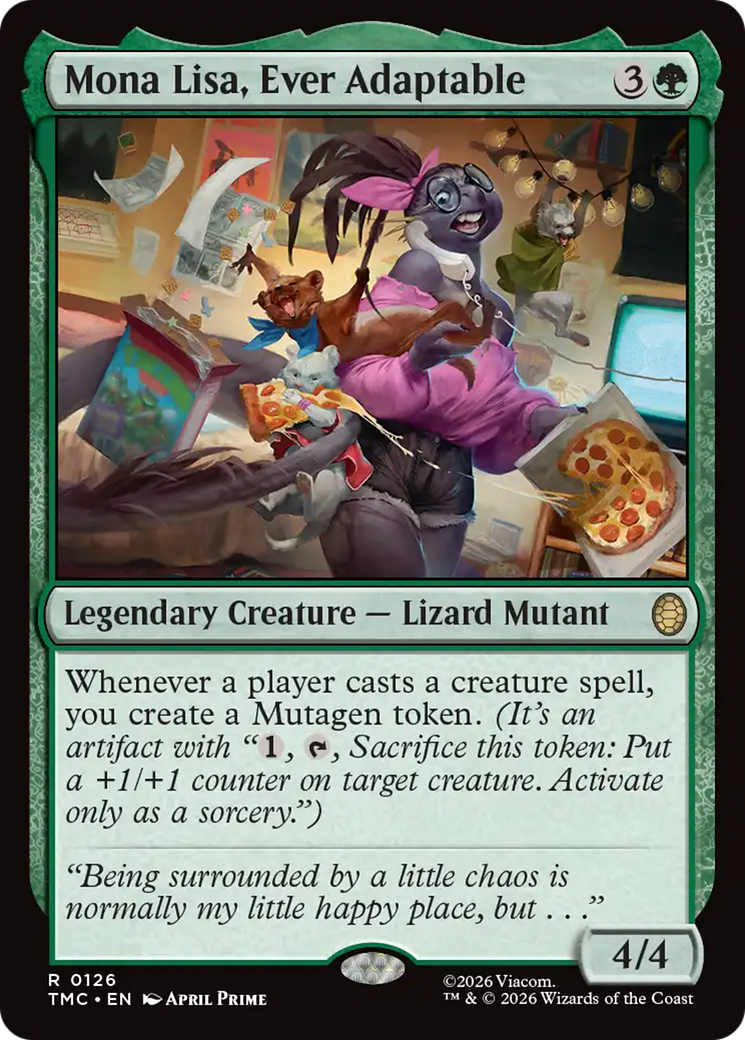 Mona Lisa, Ever Adaptable [Teenage Mutant Ninja Turtles Commander] | Black Swamp Games