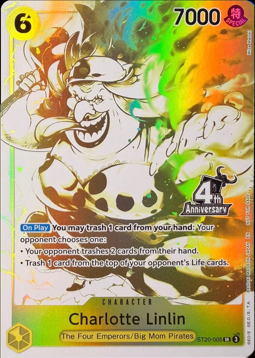 Charlotte Linlin (4th Anniversary Treasure Campaign Pack) [One Piece Promotion Cards] | Black Swamp Games