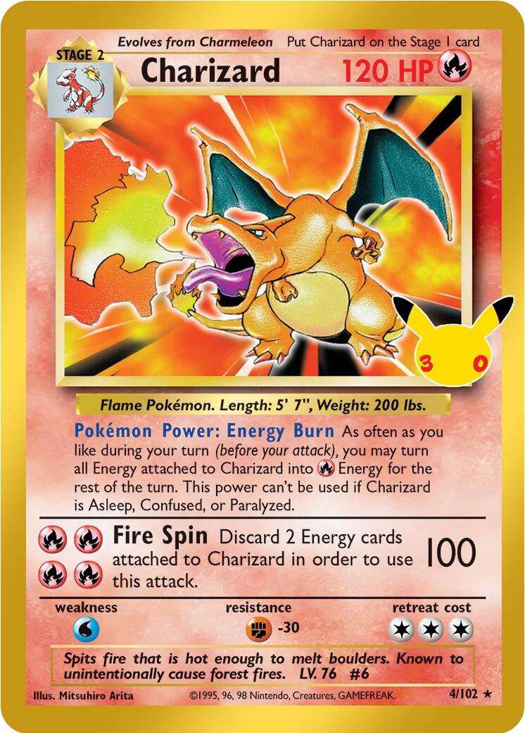 Charizard (4/102) [Mega Evolution: 30th Celebration] | Black Swamp Games