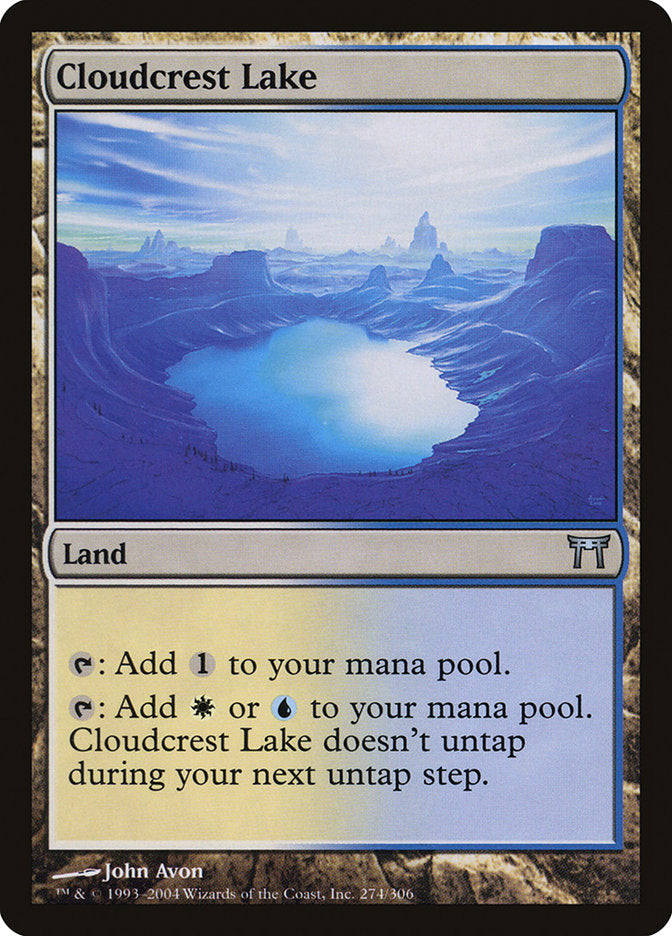 Cloudcrest Lake [Champions of Kamigawa] | Black Swamp Games