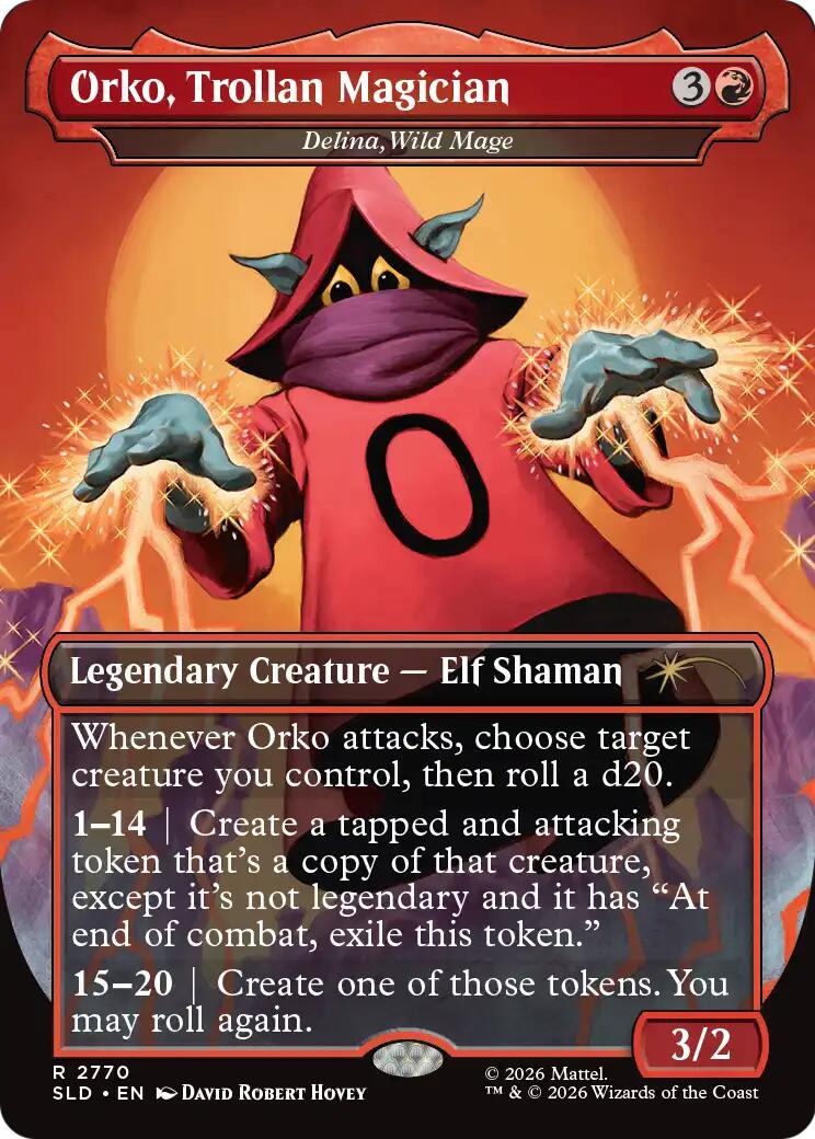 Orko, Trollan Magician - Delina, Wild Mage [Secret Lair Drop Series] | Black Swamp Games