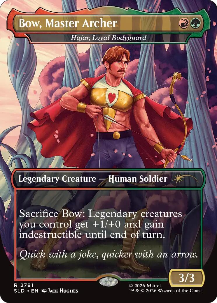 Bow, Master Archer - Hajar, Loyal Bodyguard [Secret Lair Drop Series] | Black Swamp Games
