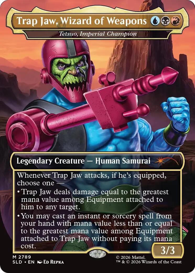 Trap Jaw, Wizard of Weapons - Tetsuo, Imperial Champion [Secret Lair Drop Series] | Black Swamp Games