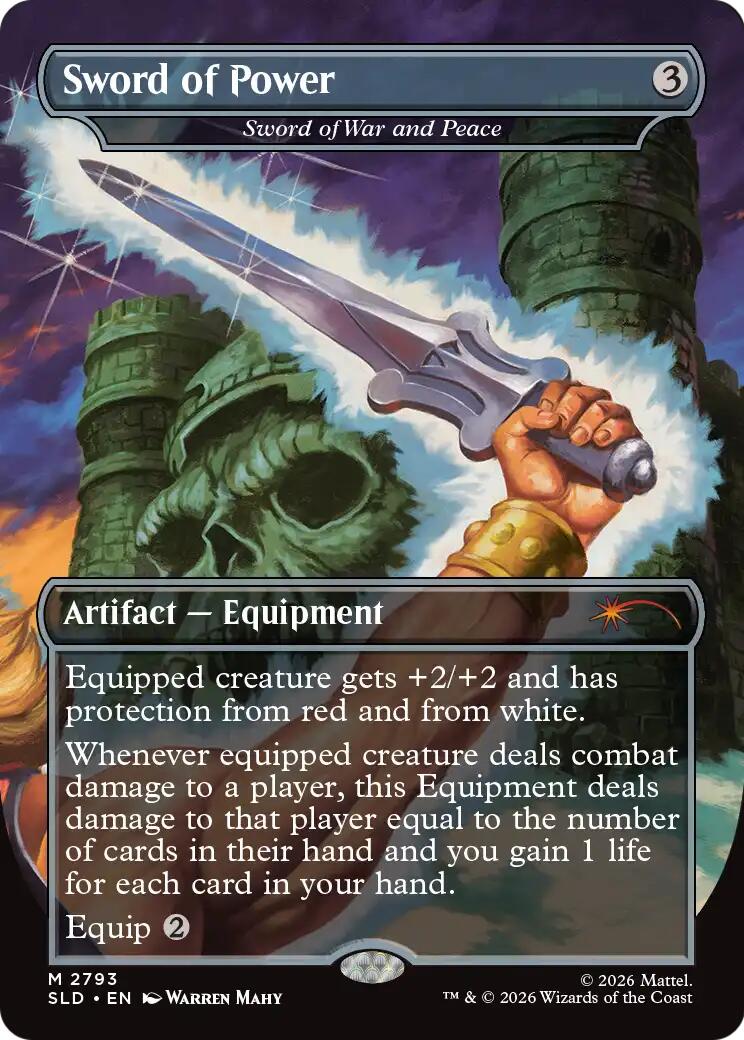 Sword of Power - Sword of War and Peace [Secret Lair Drop Series] | Black Swamp Games