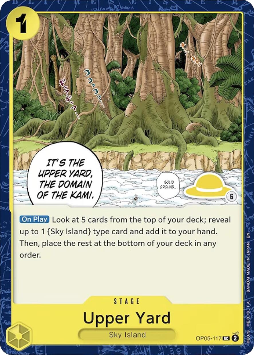 Upper Yard (Luffy Deck) [Set Sail Deck Set] | Black Swamp Games