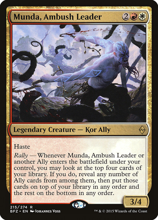 Munda, Ambush Leader [Battle for Zendikar] | Black Swamp Games
