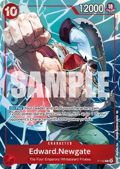 Edward.Newgate (Premium Card Collection -Flame-Flame Fruit Coliseum Edition-) [One Piece Promotion Cards] | Black Swamp Games