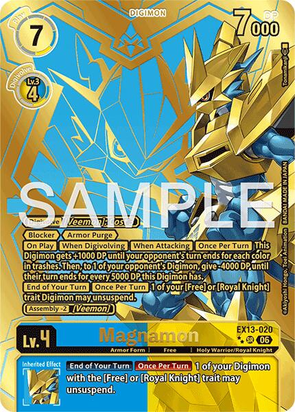 Magnamon [EX13-020] (Rare Pull) [Chivalrous XIII] | Black Swamp Games