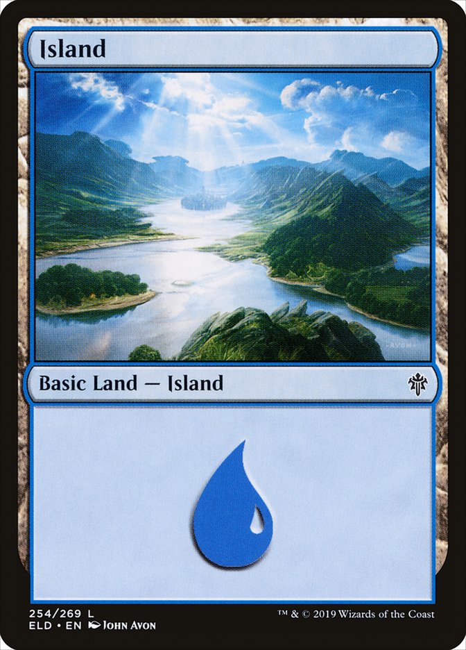 Island (254) [Throne of Eldraine] | Black Swamp Games