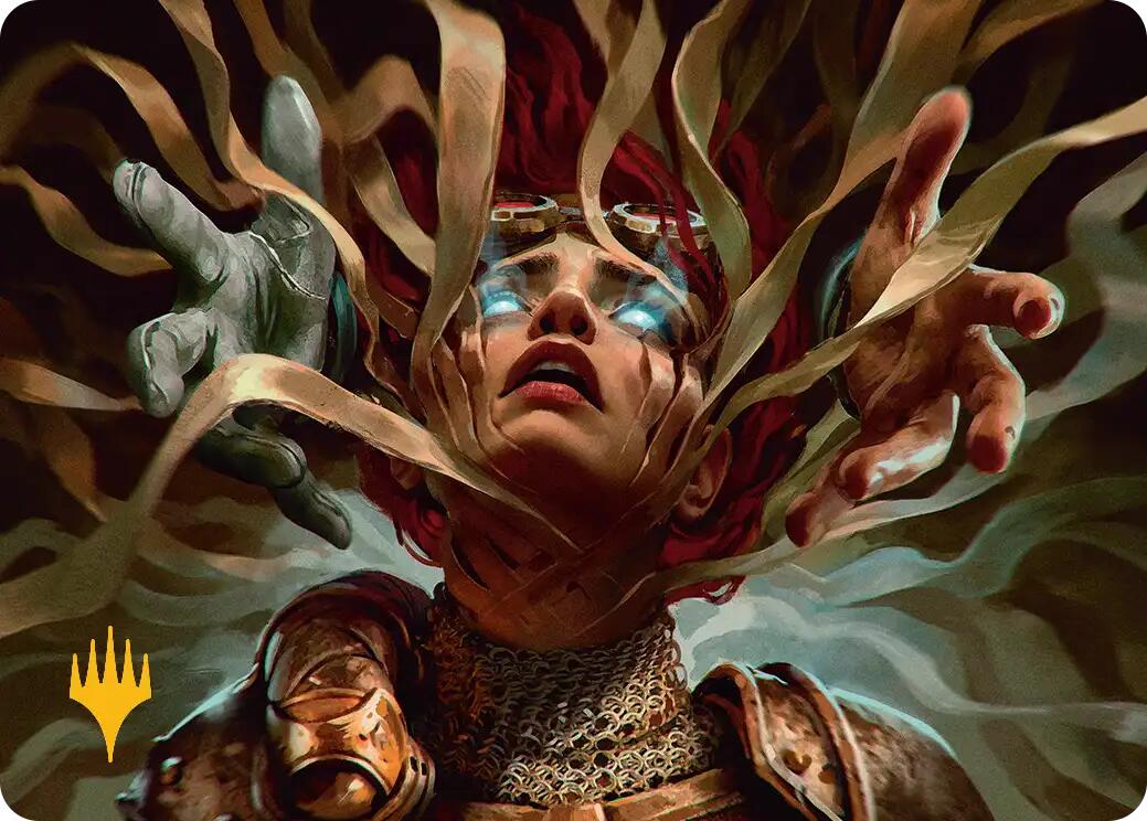 Countersculpt Art Card (Gold-Stamped) [Reality Fracture Art Series] | Black Swamp Games