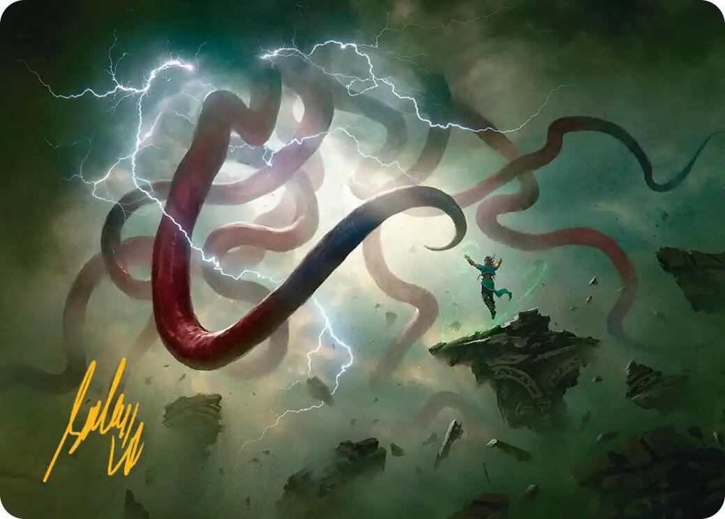 Omnipresence Art Card (Gold-Stamped Signature) [Reality Fracture Art Series] | Black Swamp Games