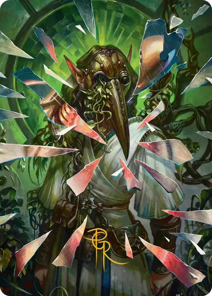 Simulacrum Shaper Art Card (Gold-Stamped Signature) [Reality Fracture Art Series] | Black Swamp Games