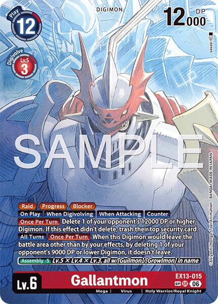 Gallantmon [EX13-015] (SP) [Chivalrous XIII] | Black Swamp Games
