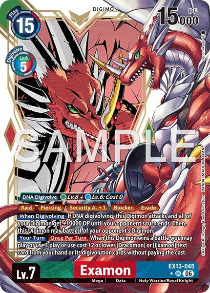 Examon [EX13-045] (Alternate Art) [Chivalrous XIII] | Black Swamp Games