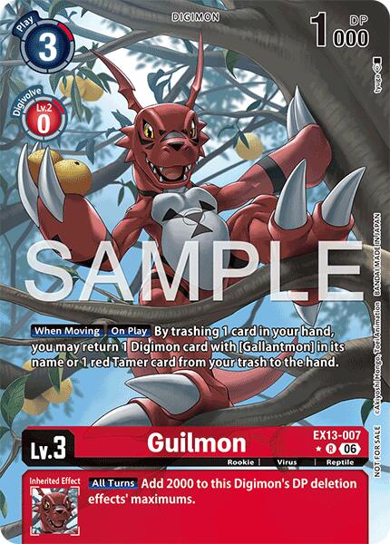 Guilmon [EX13-007] (Extended Art) [Chivalrous XIII] | Black Swamp Games