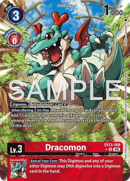 Dracomon [EX13-008] (Extended Art) [Chivalrous XIII] | Black Swamp Games