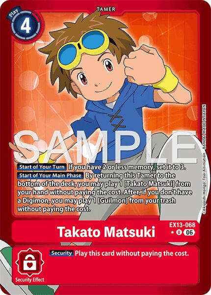 Takato Matsuki [EX13-068] (Limited Foil) [Chivalrous XIII] | Black Swamp Games