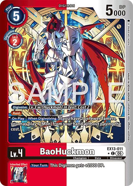 BaoHuckmon [EX13-011] (Limited Foil) [Chivalrous XIII] | Black Swamp Games