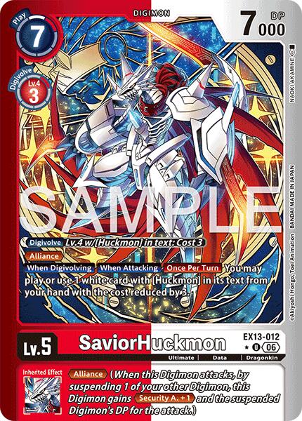 SaviorHuckmon [EX13-012] (Limited Foil) [Chivalrous XIII] | Black Swamp Games