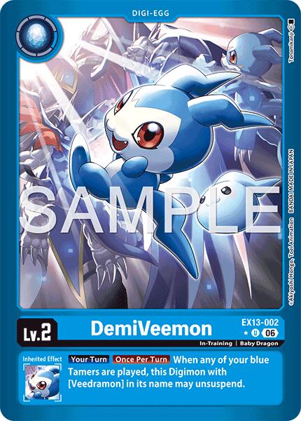 DemiVeemon [EX13-002] (Limited Foil) [Chivalrous XIII] | Black Swamp Games
