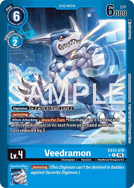 Veedramon [EX13-019] (Limited Foil) [Chivalrous XIII] | Black Swamp Games