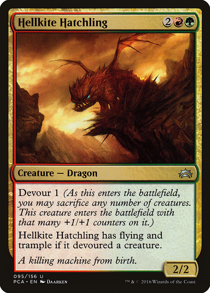 Hellkite Hatchling [Planechase Anthology] | Black Swamp Games