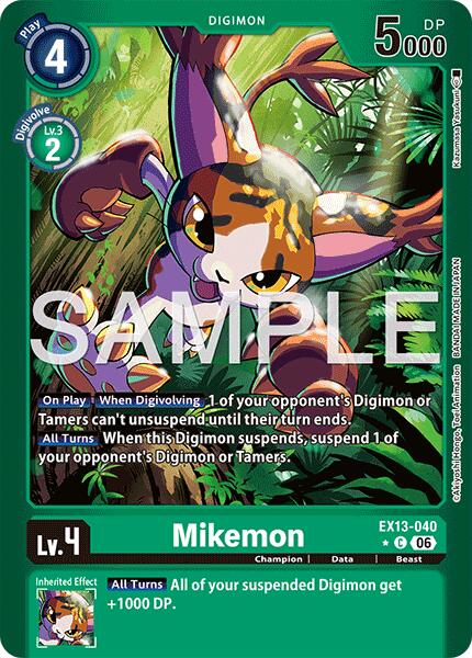 Mikemon [EX13-040] (Limited Foil) [Chivalrous XIII] | Black Swamp Games