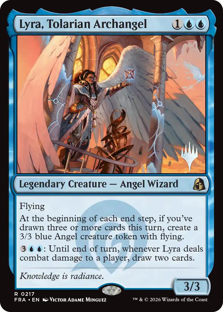 Lyra, Tolarian Archangel [Reality Fracture Promos] | Black Swamp Games