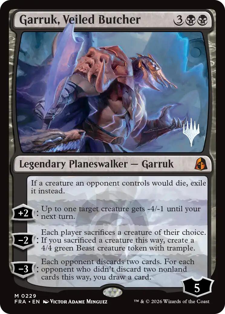 Garruk, Veiled Butcher [Reality Fracture Promos] | Black Swamp Games