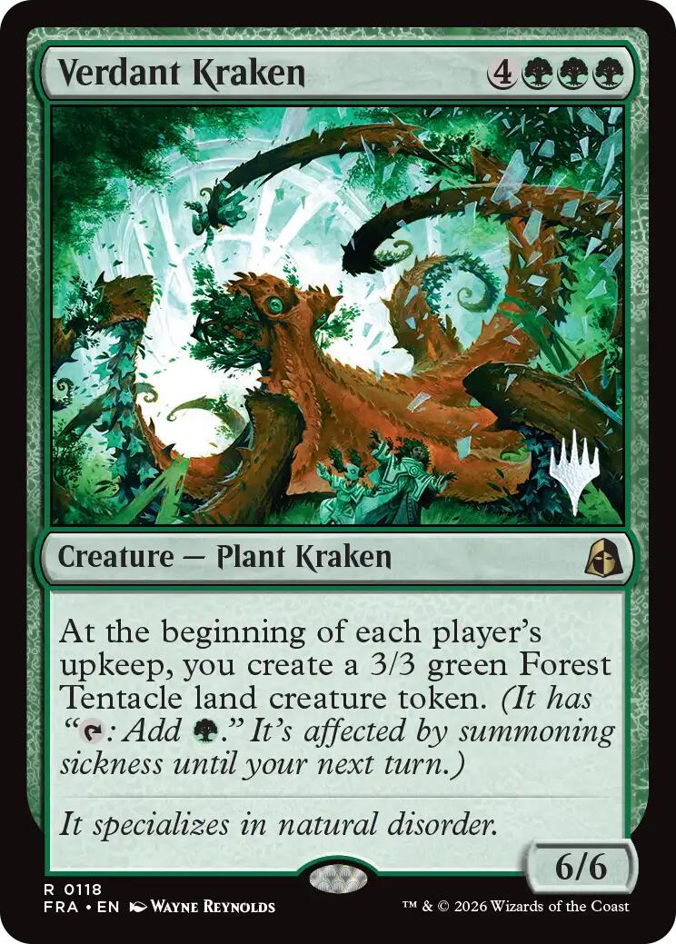 Verdant Kraken [Reality Fracture Promos] | Black Swamp Games