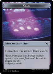 Food // Clue Token Double-Sided Token [Secrets of Strixhaven Tokens] | Black Swamp Games