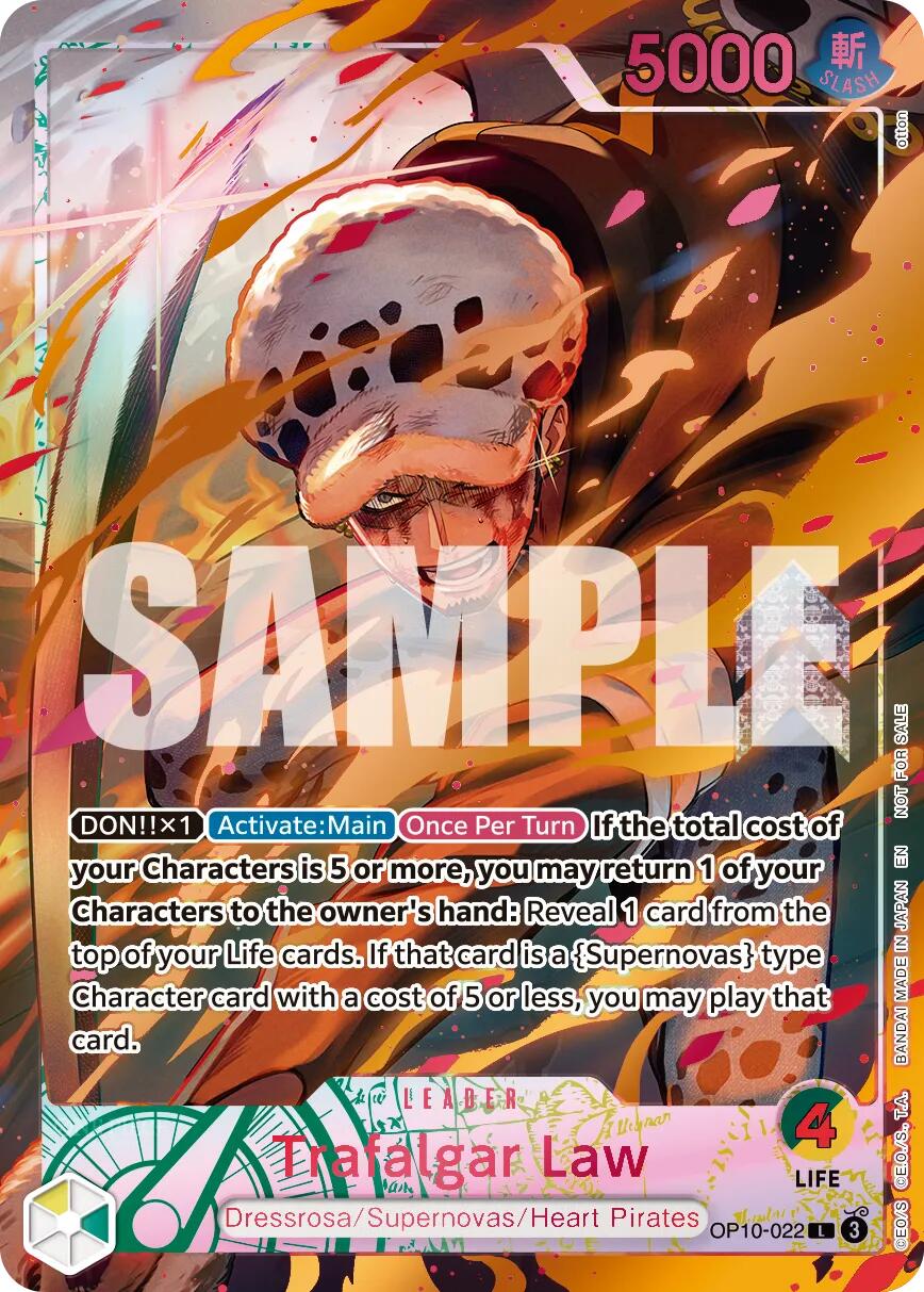 Trafalgar Law (Flame-Flame Fruit Coliseum) [One Piece Promotion Cards] | Black Swamp Games