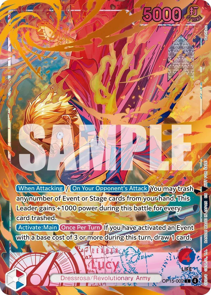 Lucy (Flame-Flame Fruit Coliseum) [One Piece Promotion Cards] | Black Swamp Games
