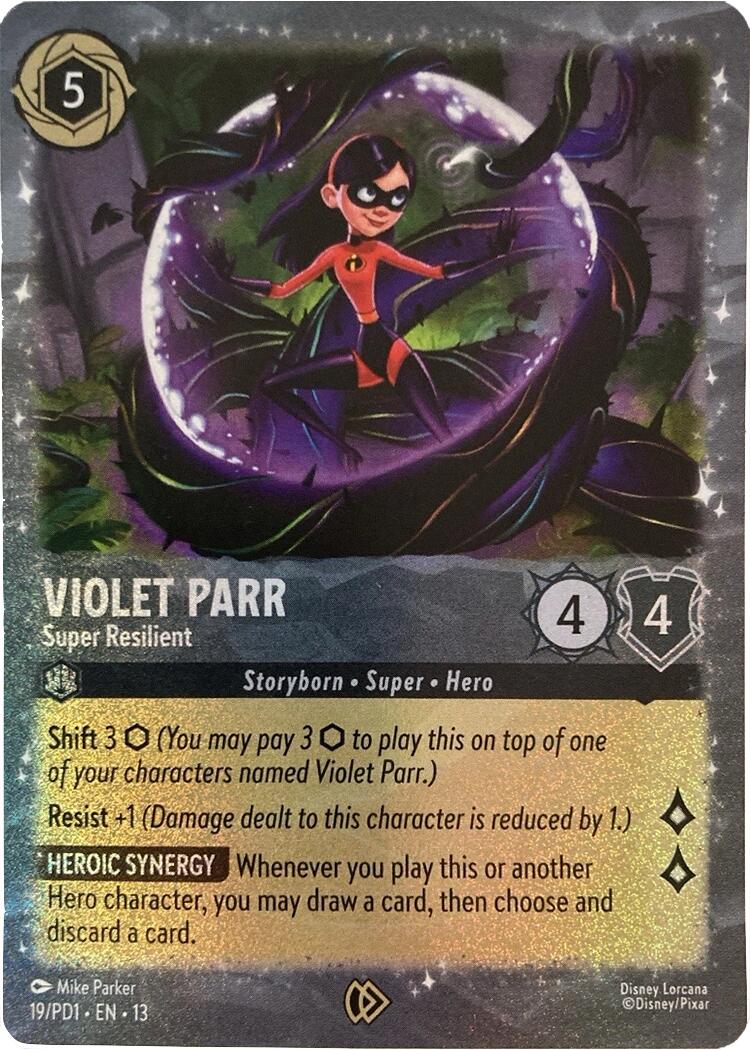 Violet Parr - Super Resilient (19) [Promo Cards] | Black Swamp Games