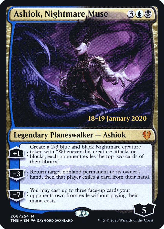 Ashiok, Nightmare Muse [Theros Beyond Death Prerelease Promos] | Black Swamp Games