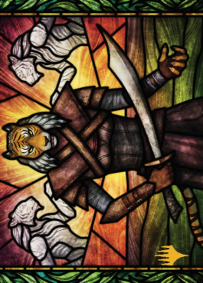 Zar Ojanen, Scion of Efrava Art Card (Gold-Stamped Signature) [Dominaria United Art Series] | Black Swamp Games