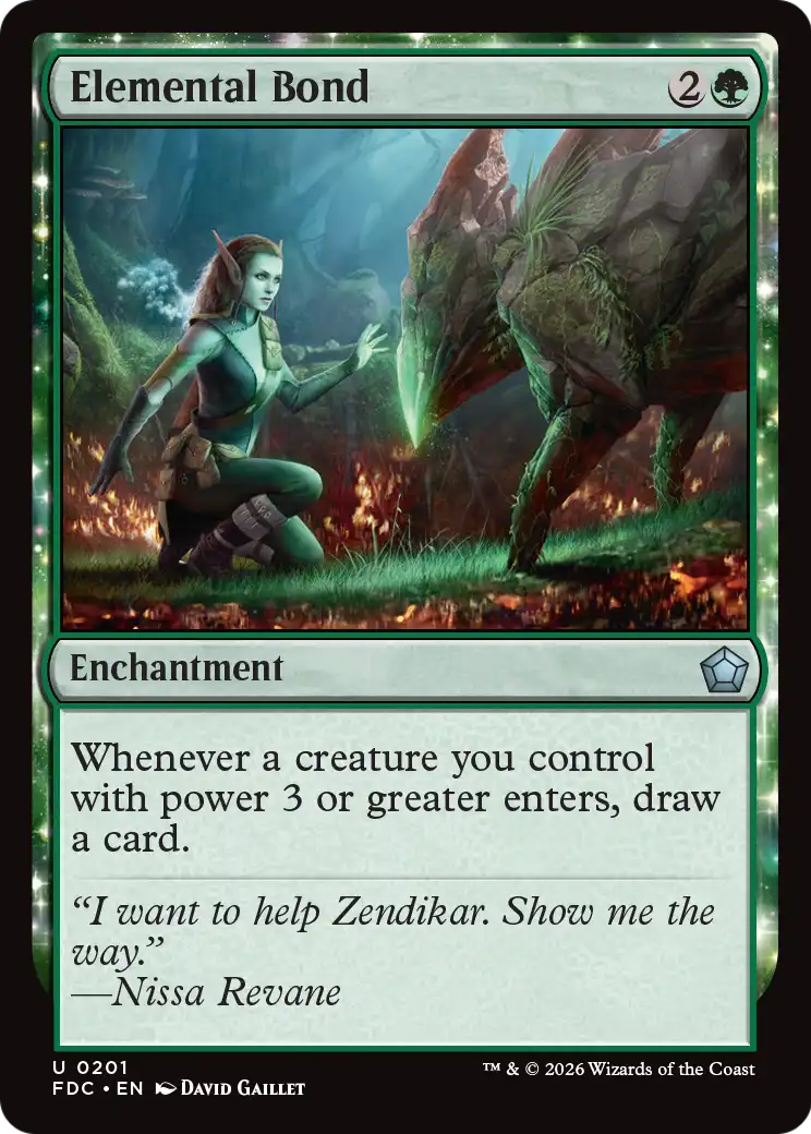 Elemental Bond [Foundations Commander] | Black Swamp Games