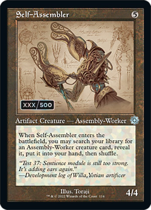 Self-Assembler (Retro Schematic) (Serialized) [The Brothers' War Retro Artifacts] | Black Swamp Games