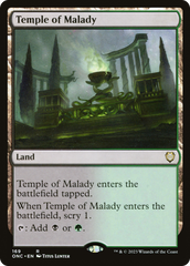 Temple of Malady [Phyrexia: All Will Be One Commander] | Black Swamp Games