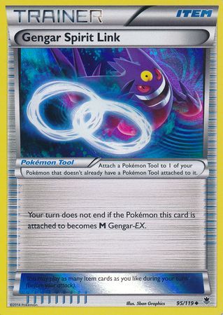 Gengar Spirit Link (95/119) (Alternate Holo GameStop Exclusive) [XY: Phantom Forces] | Black Swamp Games