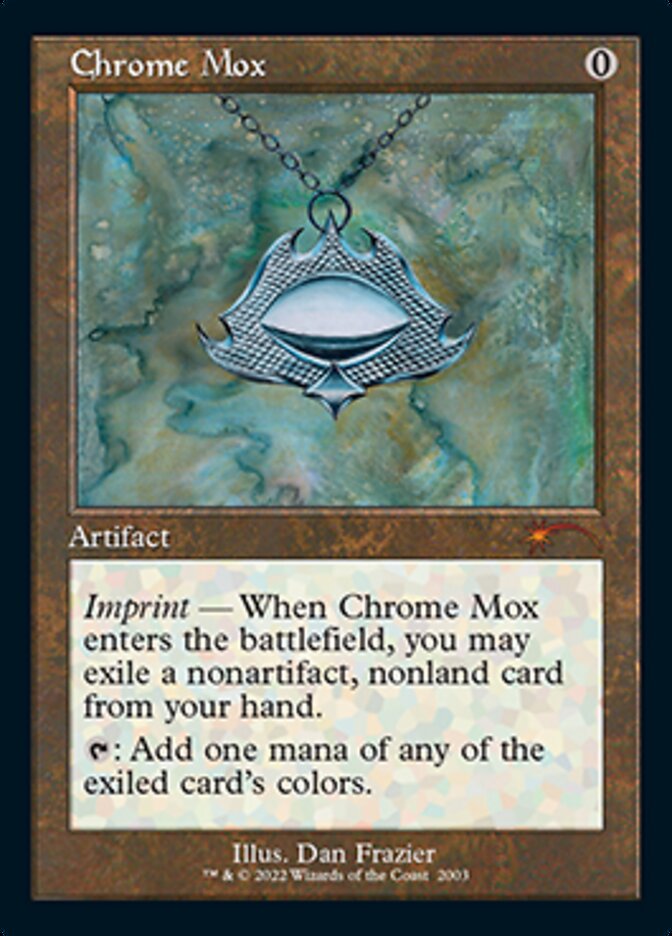 Chrome Mox (Retro) [Secret Lair Countdown Kit] | Black Swamp Games