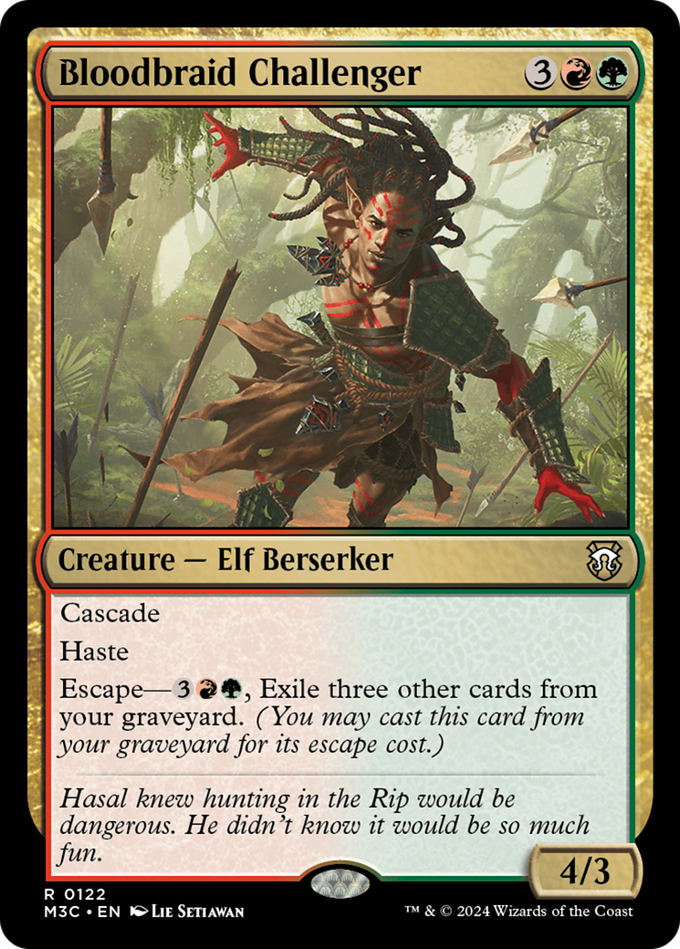 Bloodbraid Challenger [Modern Horizons 3 Commander] | Black Swamp Games