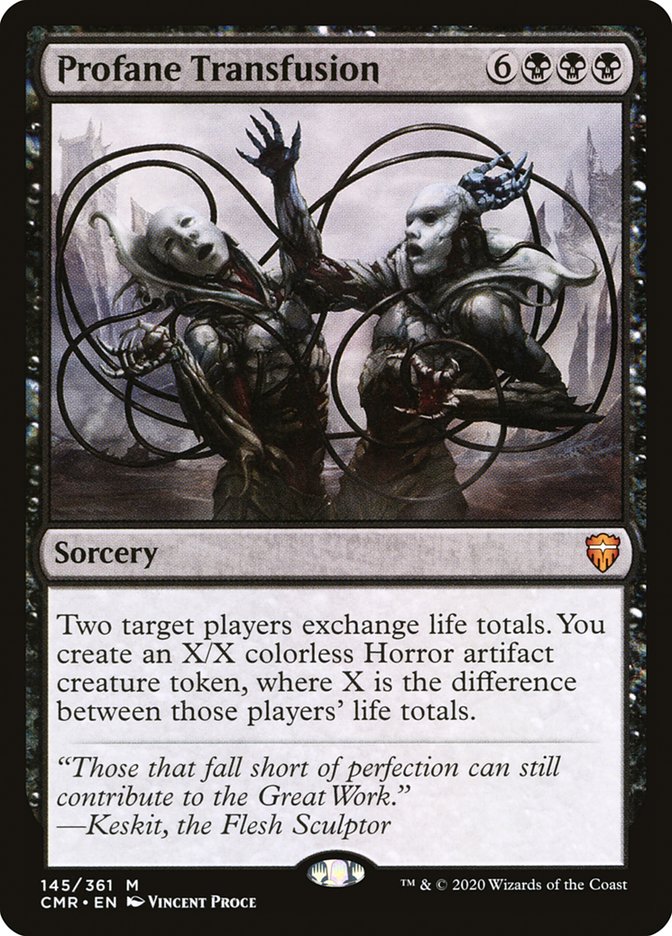 Profane Transfusion [Commander Legends] | Black Swamp Games