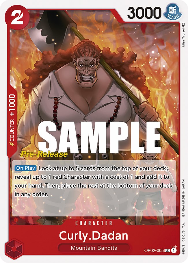 Curly.Dadan [Paramount War Pre-Release Cards] | Black Swamp Games
