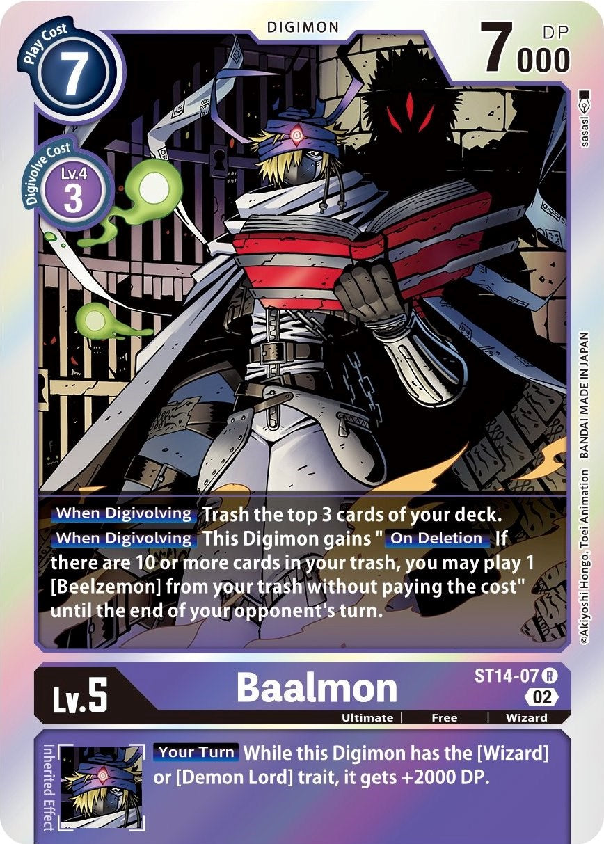 Baalmon [ST14-07] [Starter Deck: Beelzemon Advanced Deck Set] | Black Swamp Games