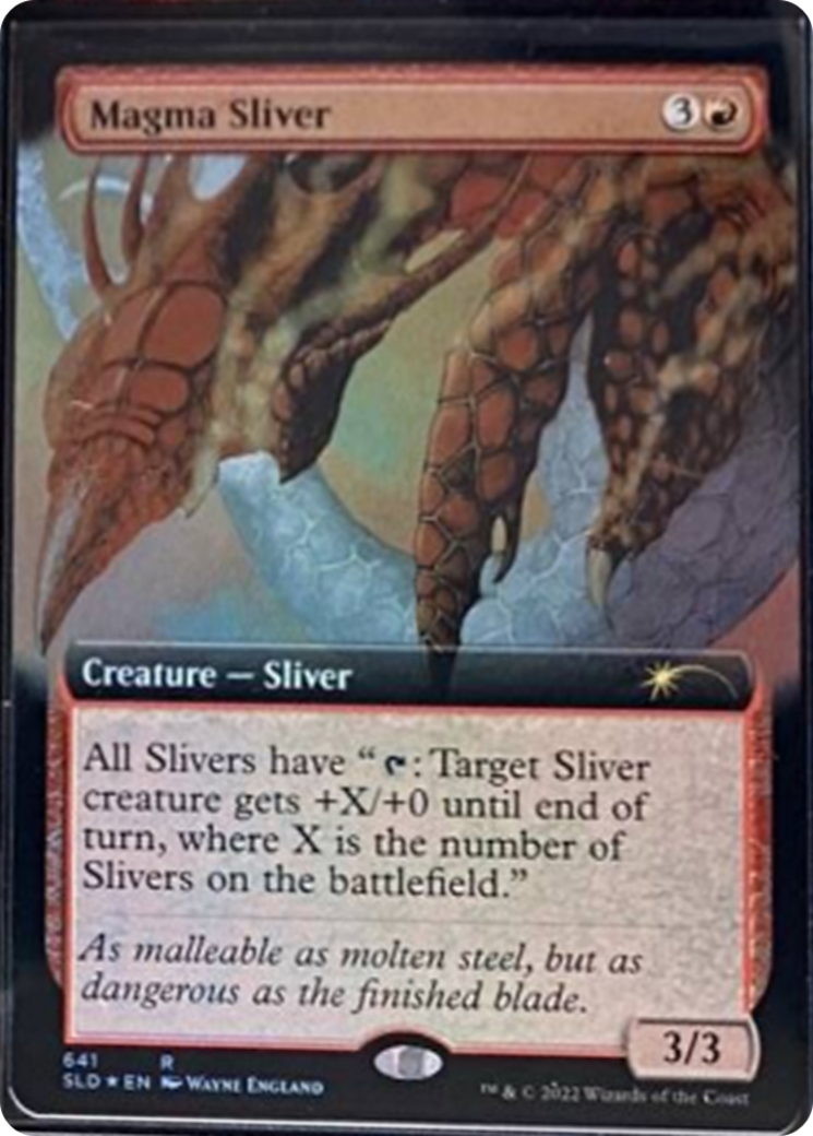 Magma Sliver (Extended Art) [Secret Lair Drop Series] | Black Swamp Games