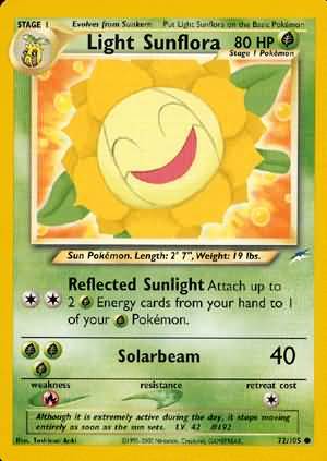 Light Sunflora (72/105) [Neo Destiny Unlimited] | Black Swamp Games