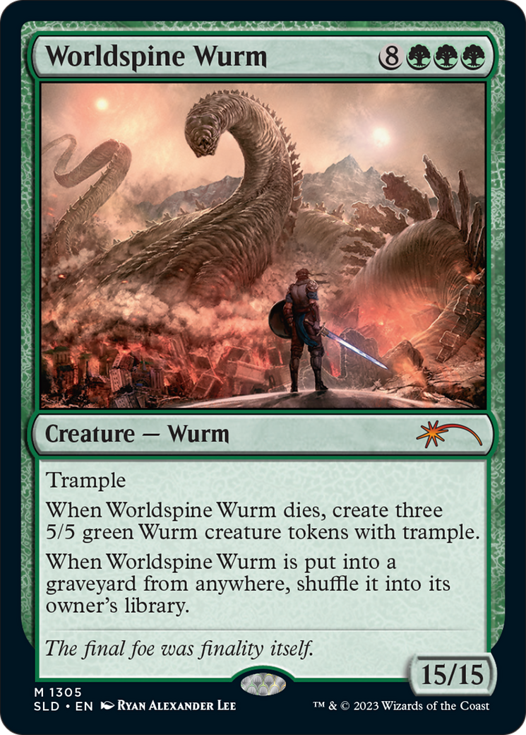 Worldspine Wurm [Secret Lair Drop Series] | Black Swamp Games
