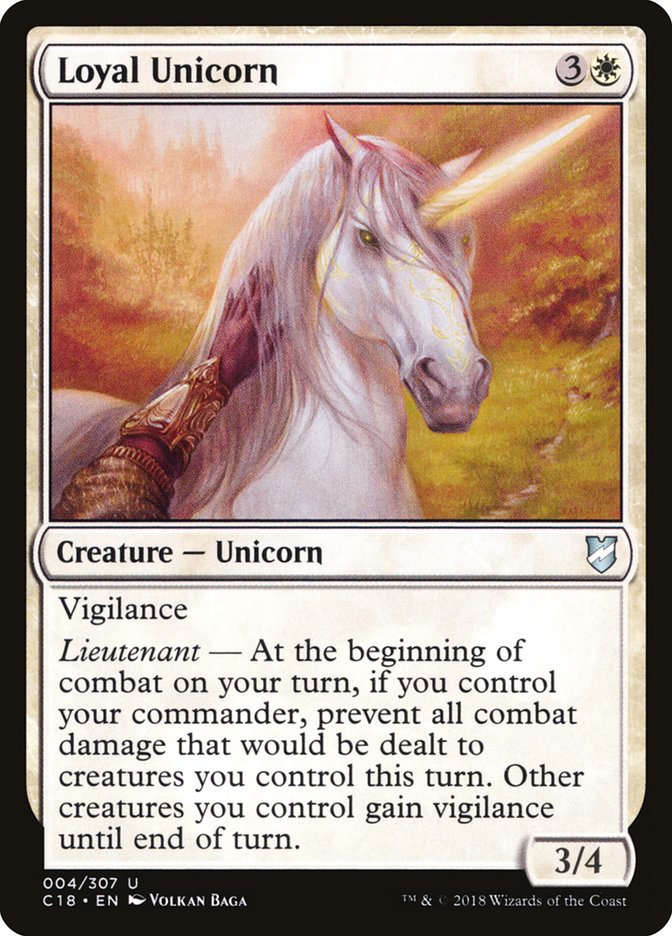 Loyal Unicorn [Commander 2018] | Black Swamp Games